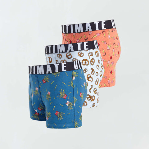Lot de 3 boxers fantaisie