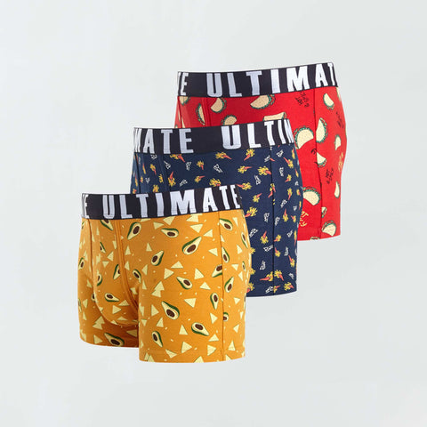 Lot de 3 boxers fantaisie
