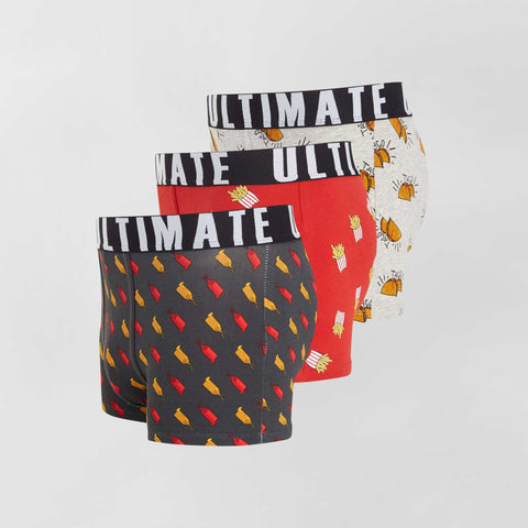 Lot de 3 boxers fantaisie