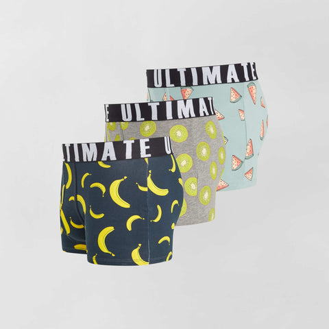Lot de 3 boxers fantaisie