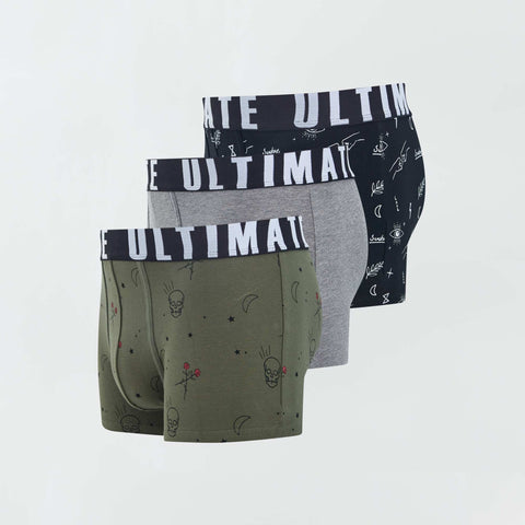 Lot de 3 boxers fantaisie