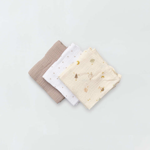 Blanc/Taupe/Beige