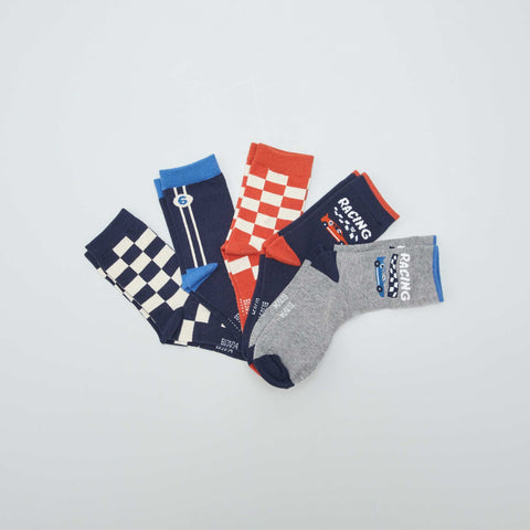 Gris/orange/bleu