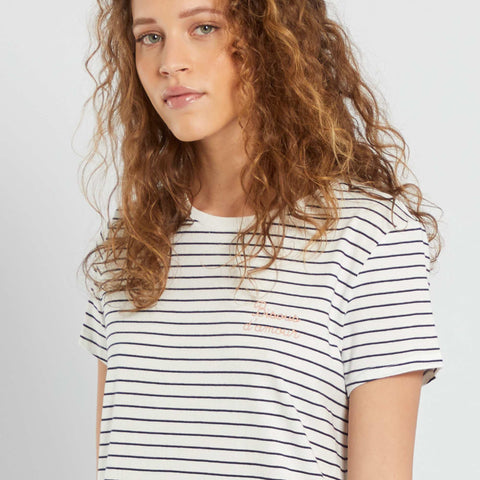 Chemise de nuit imprimé message