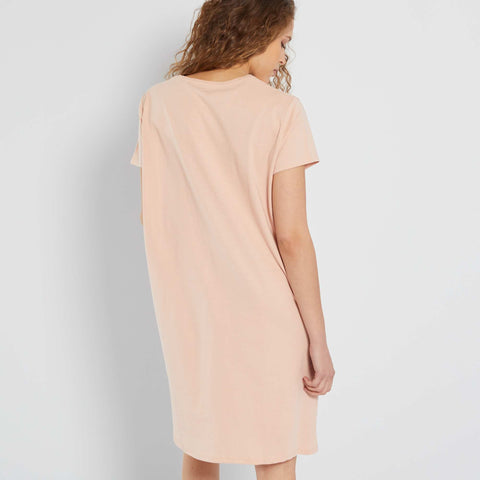 Chemise de nuit imprimé message