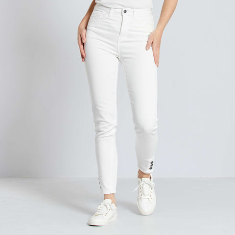 Pantalon skinny taille haute