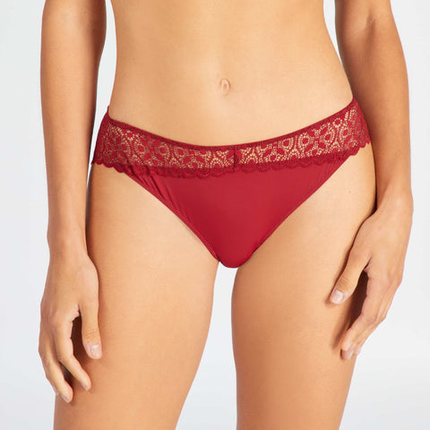Culotte micro et dentelle