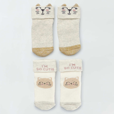 Lot de 2 paires de chaussettes