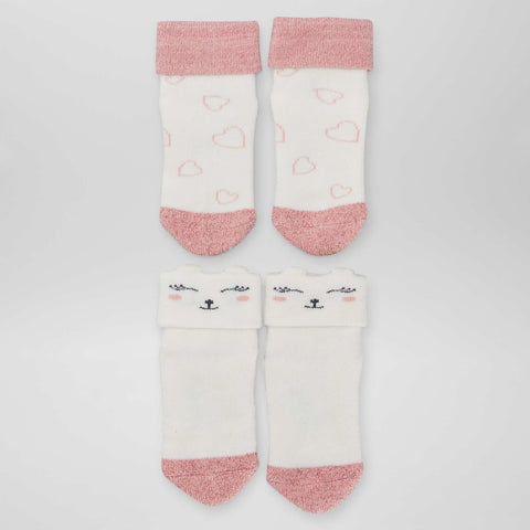 Blanc/rose