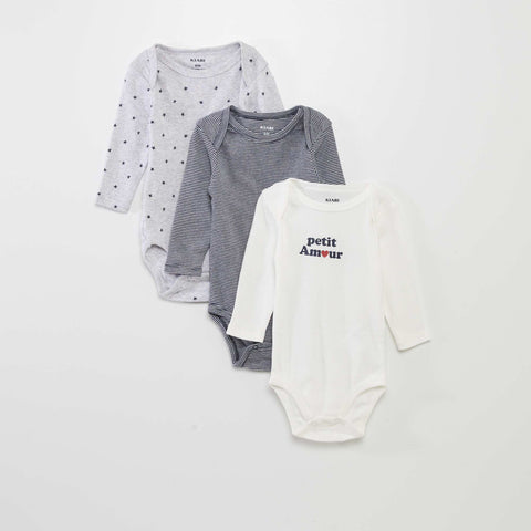 Gris/blanc/bleu marine