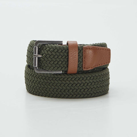 Ceinture tressée élastique