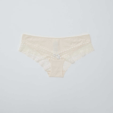 Lot de 3 shorty avec dentelle