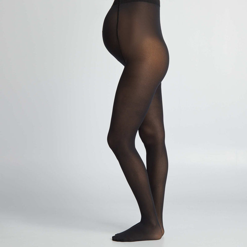 Collants grossesse 40D – Noir – Kiabi Maroc