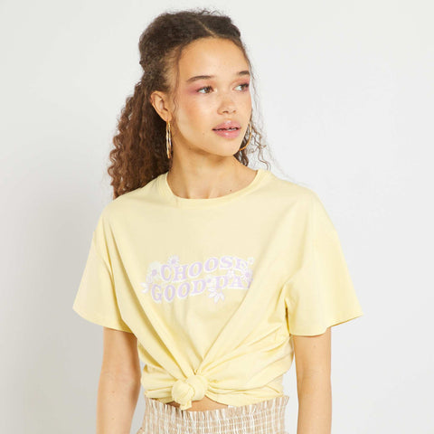 Tee-shirt en jersey avec imprimé