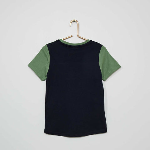 Tee-shirt color-block