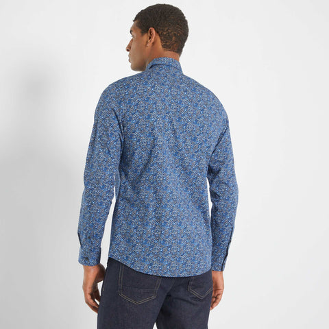 Chemise slim à motifs