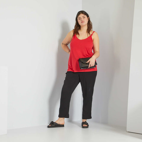 Pantalon fluide imprimé