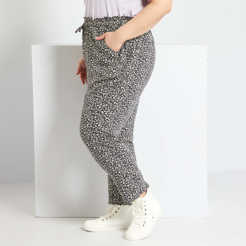 Pantalon fluide imprimé