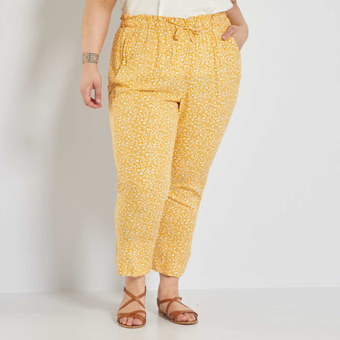 Pantalon fluide imprimé