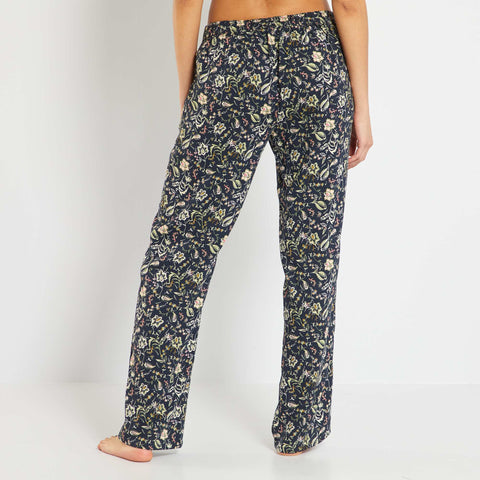 Pantalon de pyjama fluide imprimé