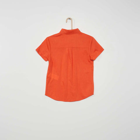Chemise manches courtes à motif