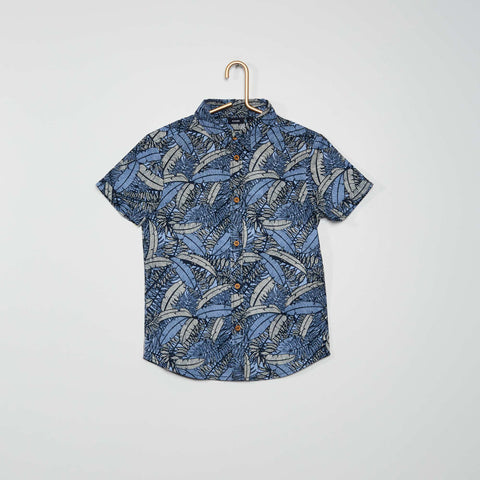 Chemise manches courtes à motif