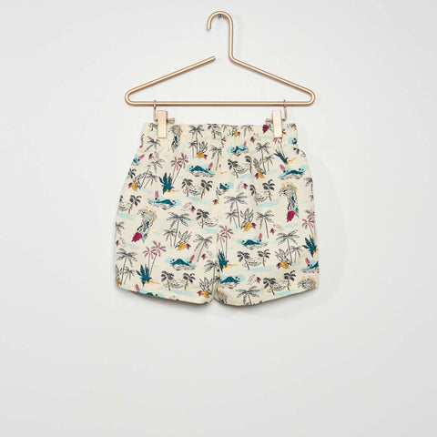 Short de bain fantaisie