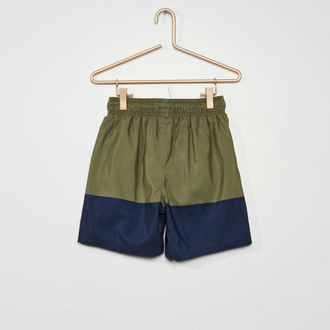 Short de bain color-block