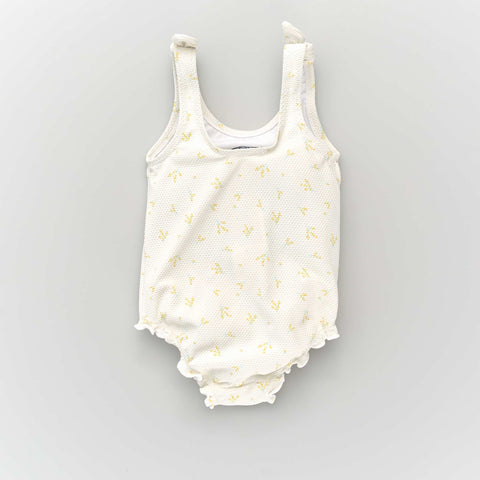 Maillot de bain 1 pièce en nid d'abeille