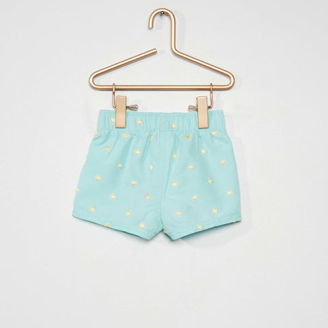 Short de bain imprimé 'soleil'
