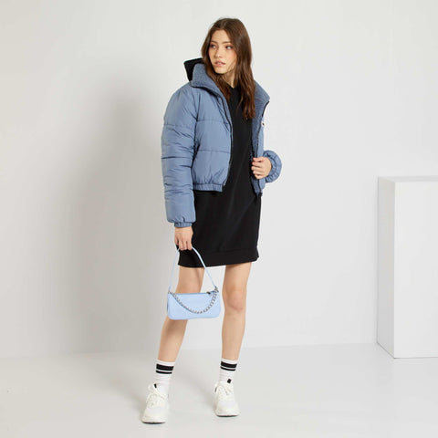 Robe sweat à capuche