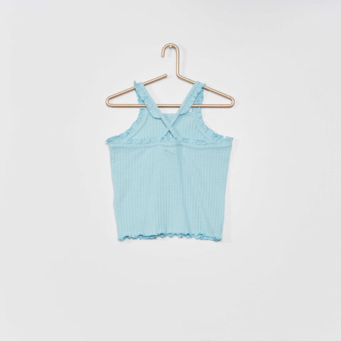 Débardeur en maille fantaisie