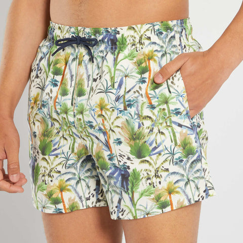 Short de bain 'palmiers'