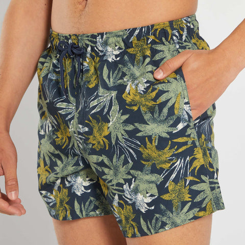 Short de bain 'palmiers'