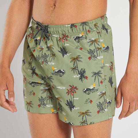 Short de bain 'palmiers'