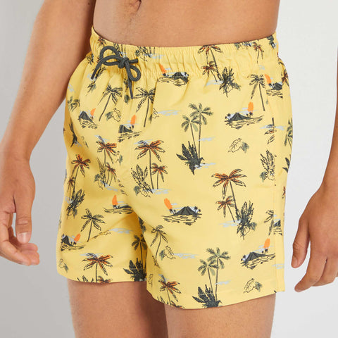 Short de bain 'palmiers'
