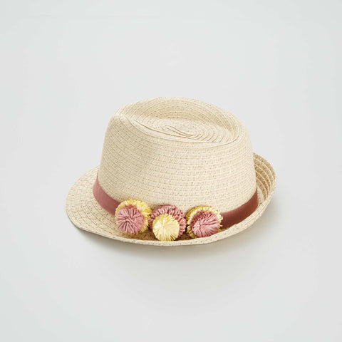 Chapeau à pompons