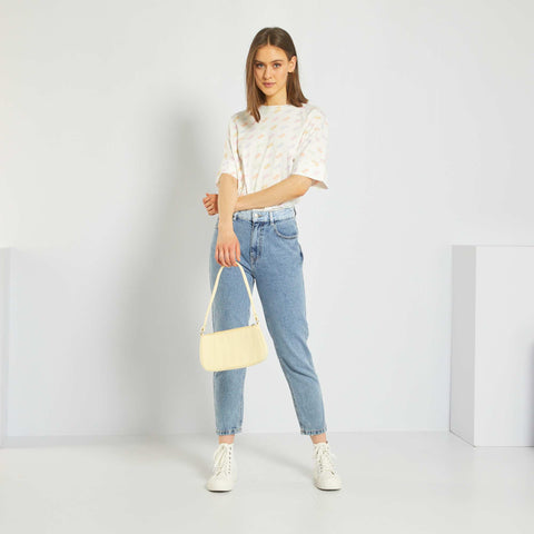 Tee-shirt 'Kiabi' crop top