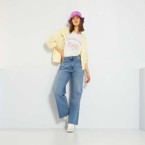 Tee-shirt 'Kiabi' crop top