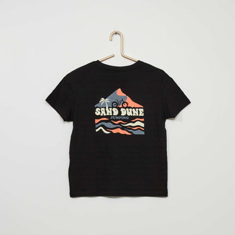 T-shirt imprimé devant et dos