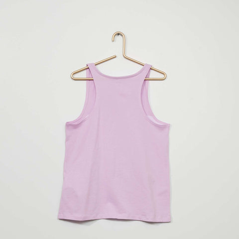 Débardeur fantaisie en coton
