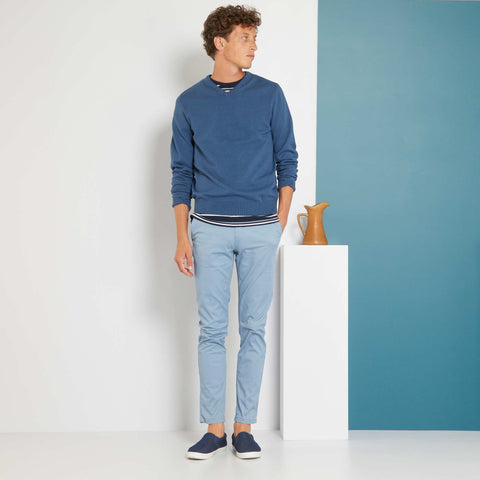 Pull basique en maille unie