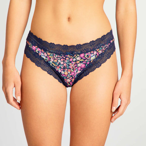 Lot de 2 tangas microfibre