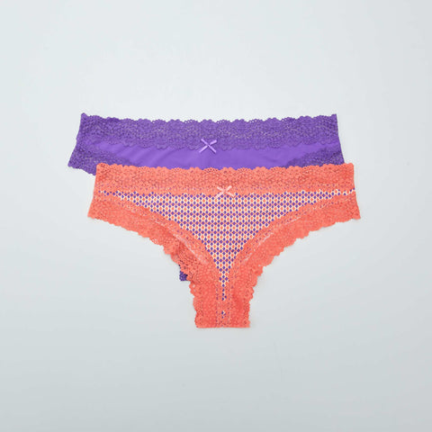 Orange/violet