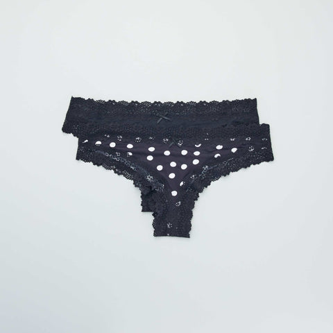noir pois/noir
