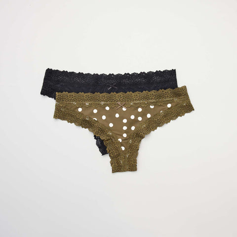kaki pois/noir
