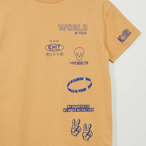 Tee-shirt imprimé esprit 'comic book'