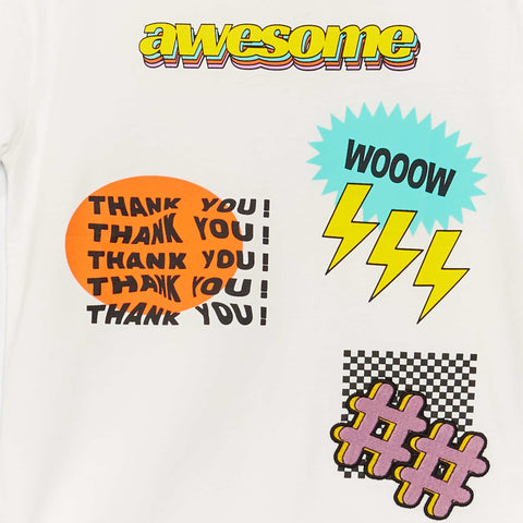 Tee-shirt imprimé esprit 'comic book'