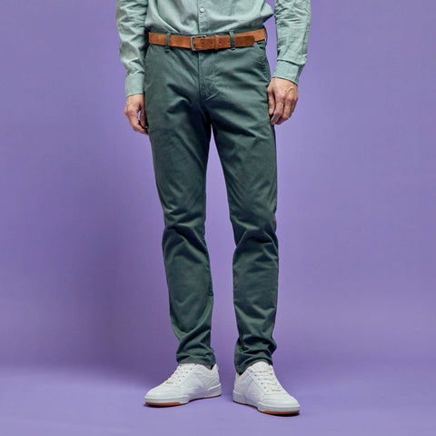 Chino slim avec ceinture - L32