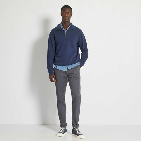 Chino slim avec ceinture - L32